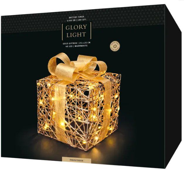Tutte le decorazioni: LED-Weihnachtsdeko Battery Light / STT Giftbox – Usato da Opfikon venduto da BananaGio01