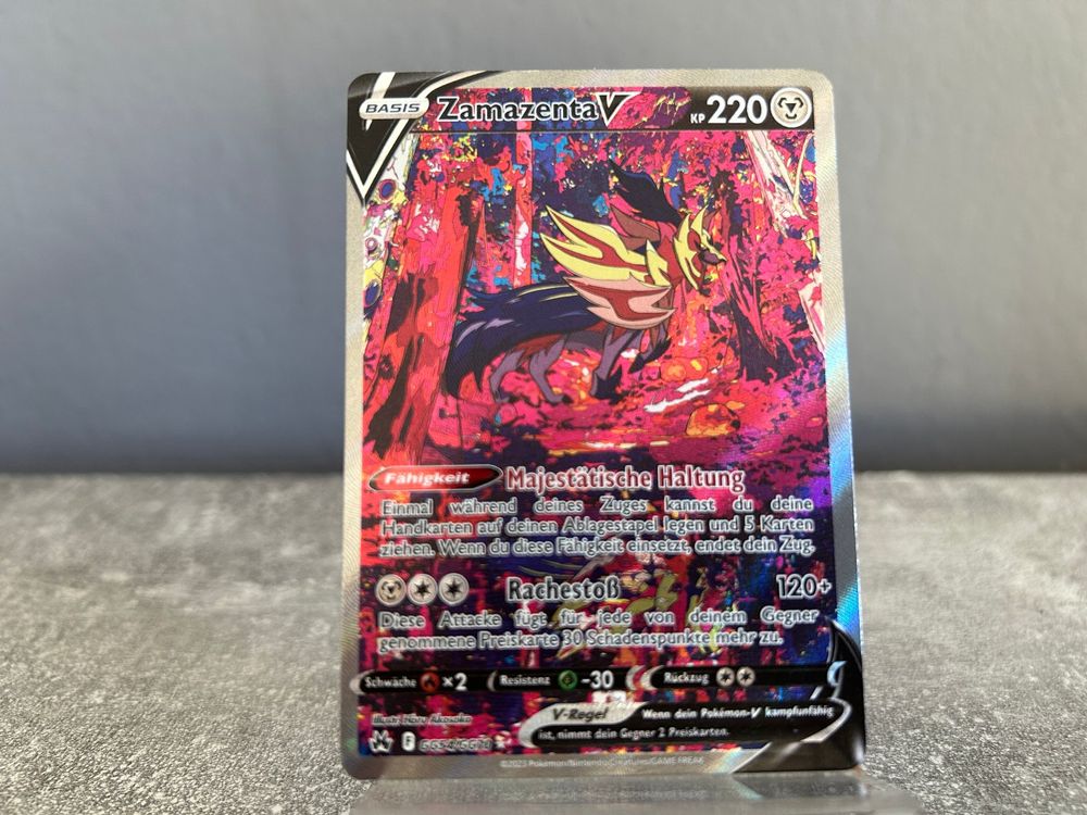 Zamazenta V Alternative FULL ART Zenit der Könige DE Comprare