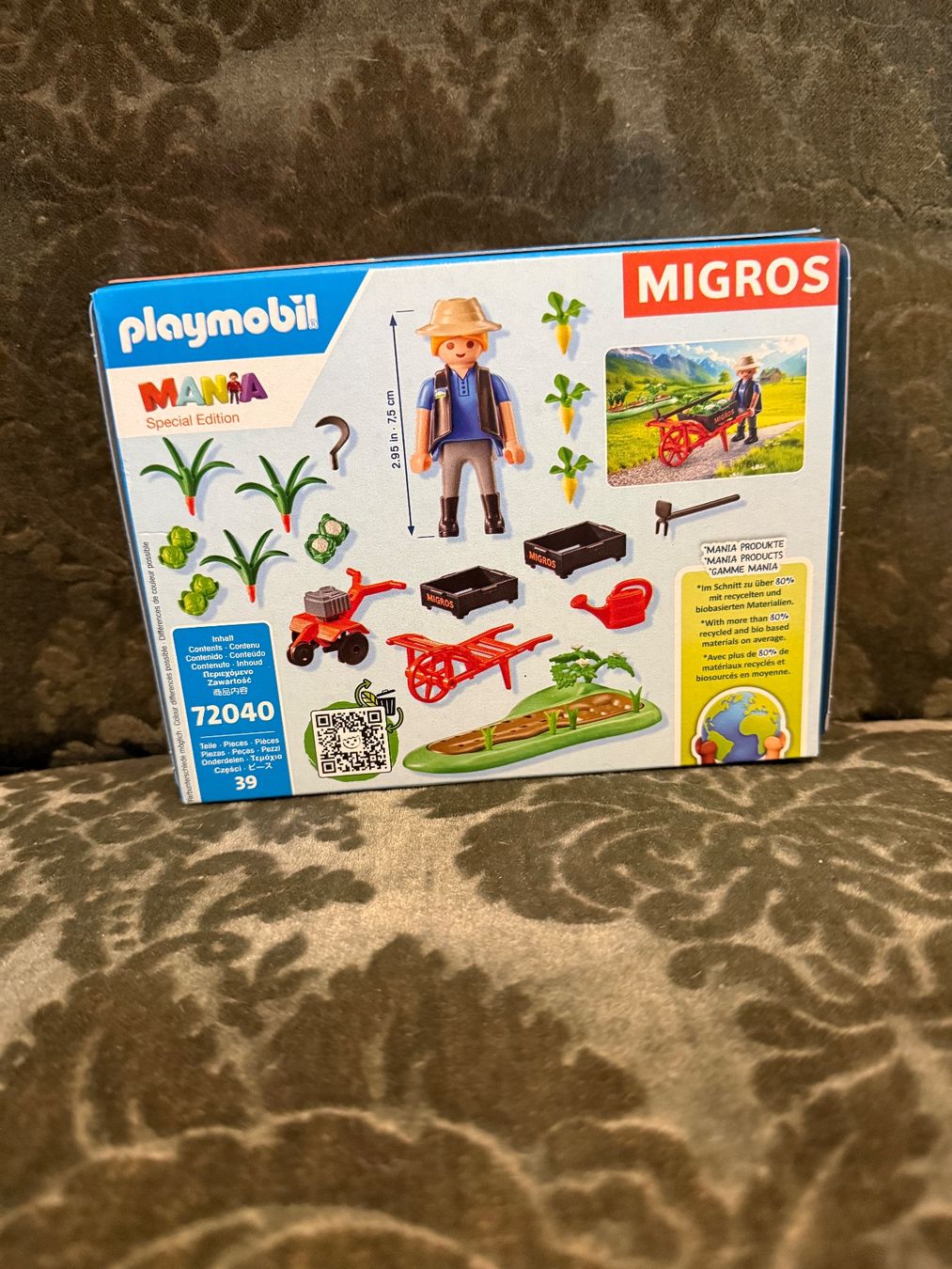 Playmobil Giocattoli: Playmobil Gemüsebauer Migros Mania – Nuovo e nell'imballaggio originale da Schaan venduto da chinchillali 1