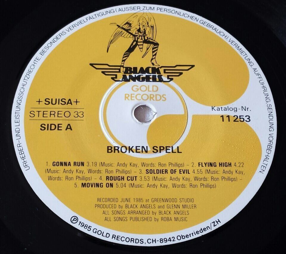 Schallplatten: Black Angels - Broken Spell - LP - 1985 - CH First Press – Gebraucht aus Uster von Zardodel 4