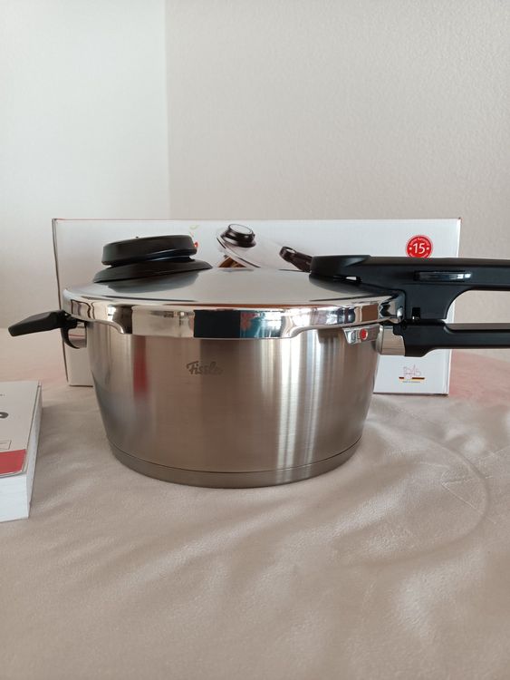 Fissler Vitavit Premium 622 412 13 090, Set Autocuiseur 4 Pièces Avec Couvercle En Verre