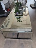 Salontisch aus Spiegelglas