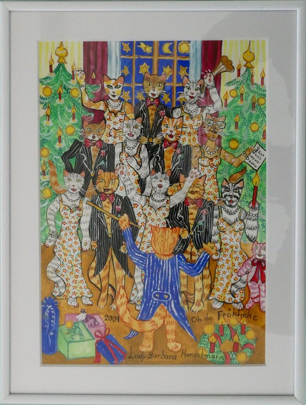 Gemälde: Bilder: 4 Originale von Lady Barbara Hanselmann + Kalender – Gebraucht aus Rubigen von OPERNFREUND