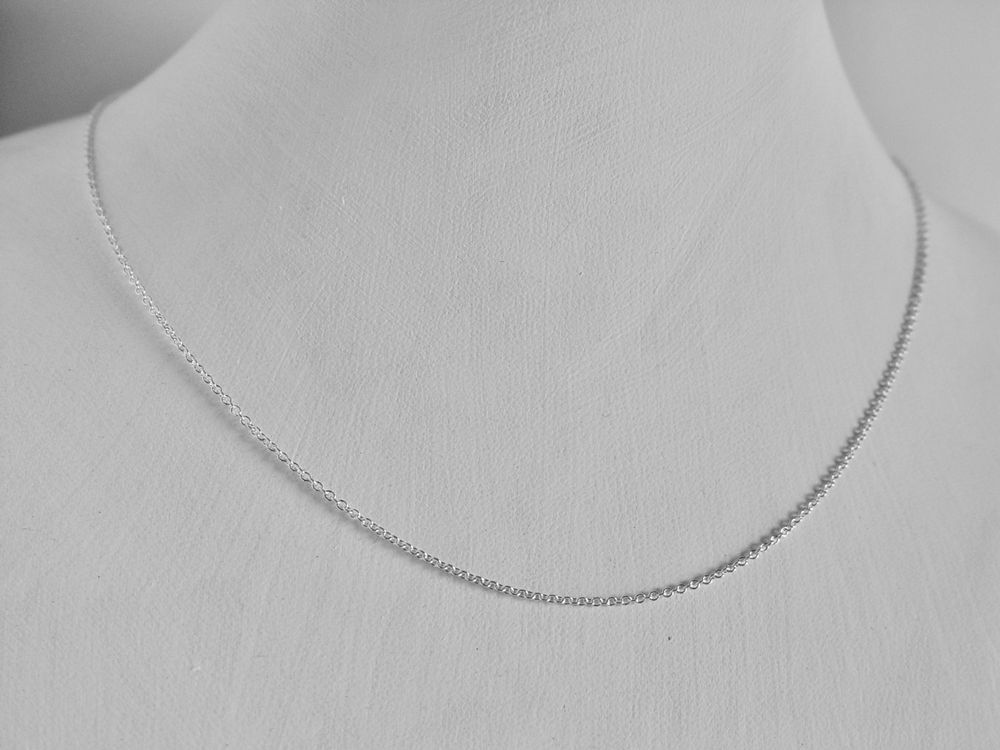 Feine Silberkette Popcorn Coreana Ketten Halskette Collier 25mm