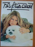 BRIGITTE BARDOT AUTOGRAMMKARTE