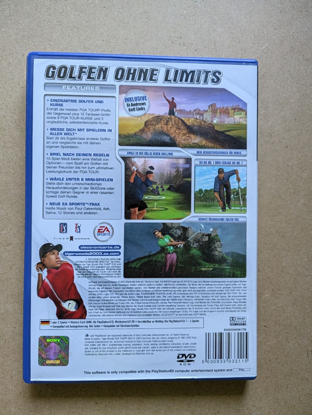 Giochi: Tiger Woods PGA Tour 2003 Ps2 – Usato da Chur venduto da FreakofRarity 1