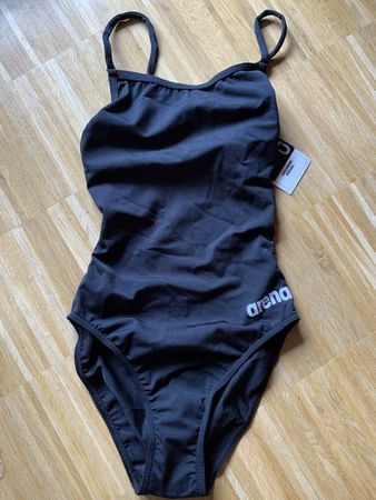 Badeanzug Arena Back Solid Damen Schwarz Grösse D34
