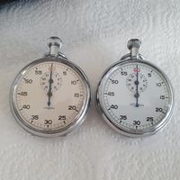 2 Stk.Lemania Stoppuhr, mechanisch, Vintage 