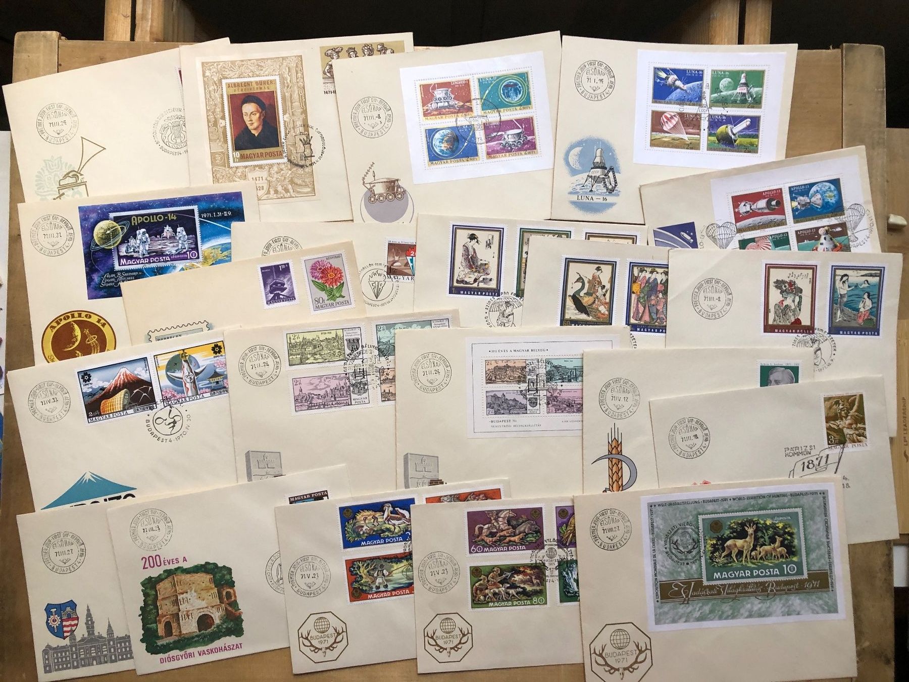 Tutti i francobolli: Hongrie/Ungarn 220 FDC 1963 - 1976 – Usato da Neuchâtel venduto da Atahuallpa 5