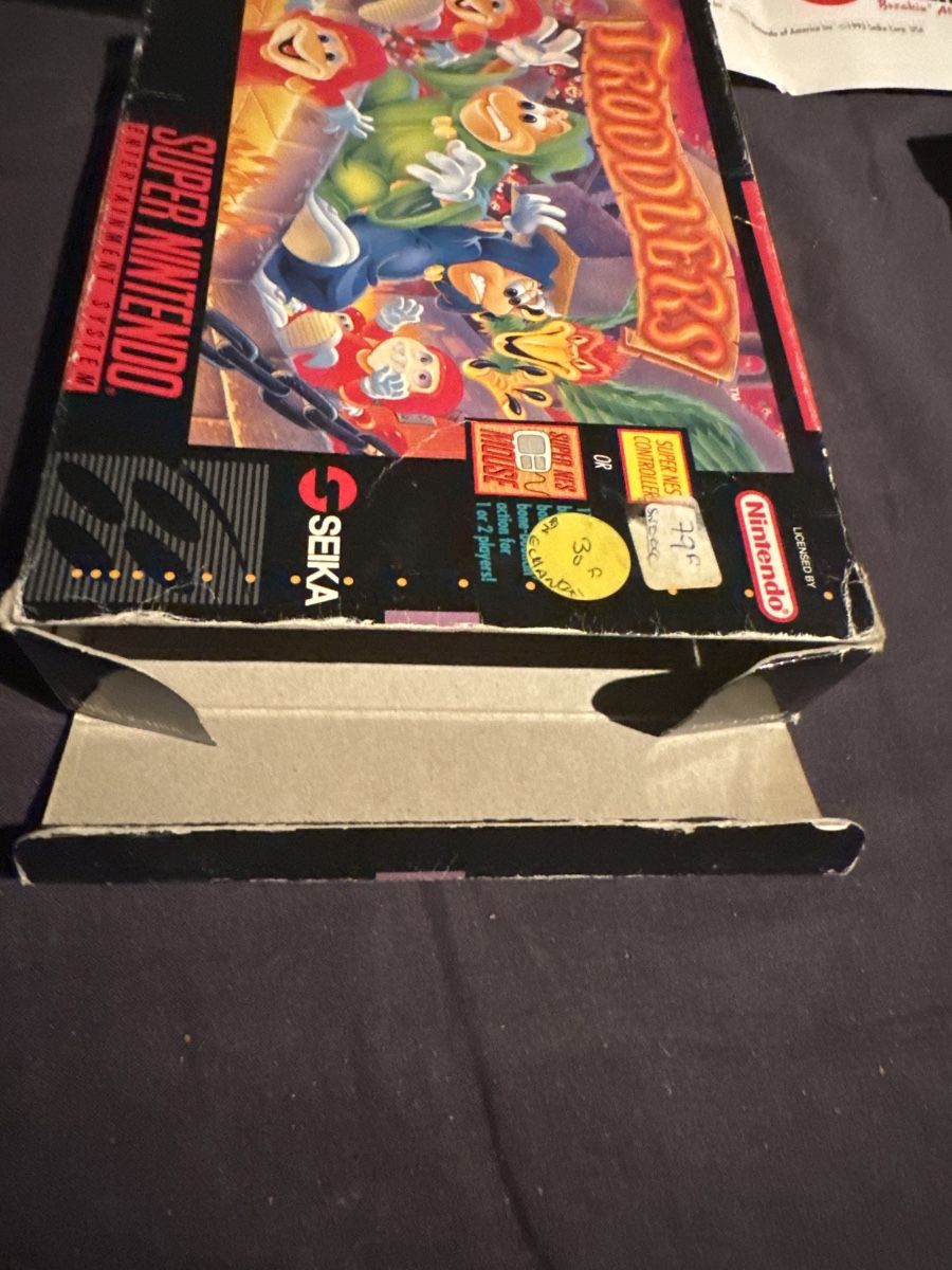 Nintendo Giochi: TRODDLERS SNES NINTENDO BOÎTE ORIGINAL – Usato da Lausanne venduto da sauvezretrogames 5