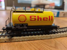 Märklin Waggon Shell gelb guter Zustand Nr. 4442