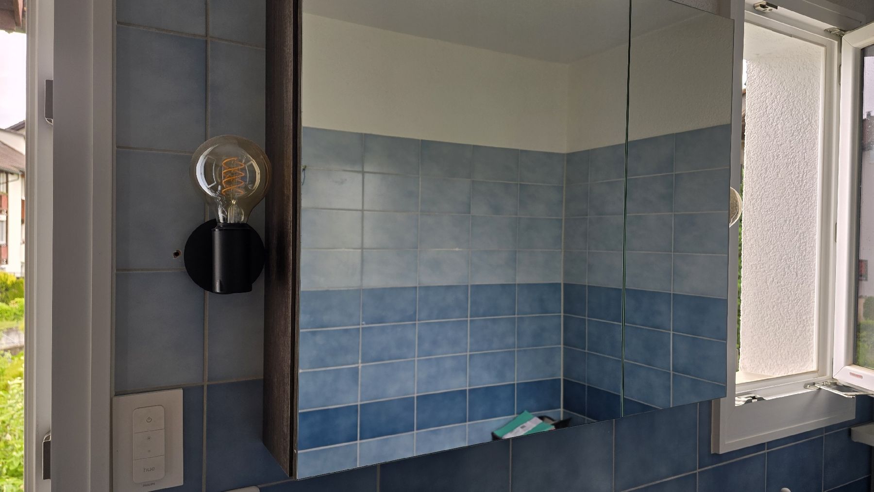 Mobili per bagno: Badezimmer-Waschtisch mit Schrank, Spiegelschrank – Usato da Weisslingen venduto da romanonerii 3