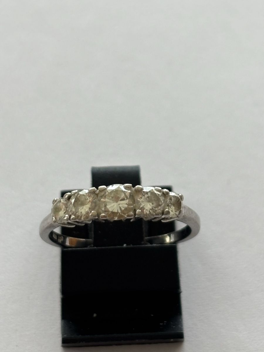 Anelli: Ring Weissgold/ Diamanten 18 Karat – Usato da Langnau am Albis venduto da flusspflege 2