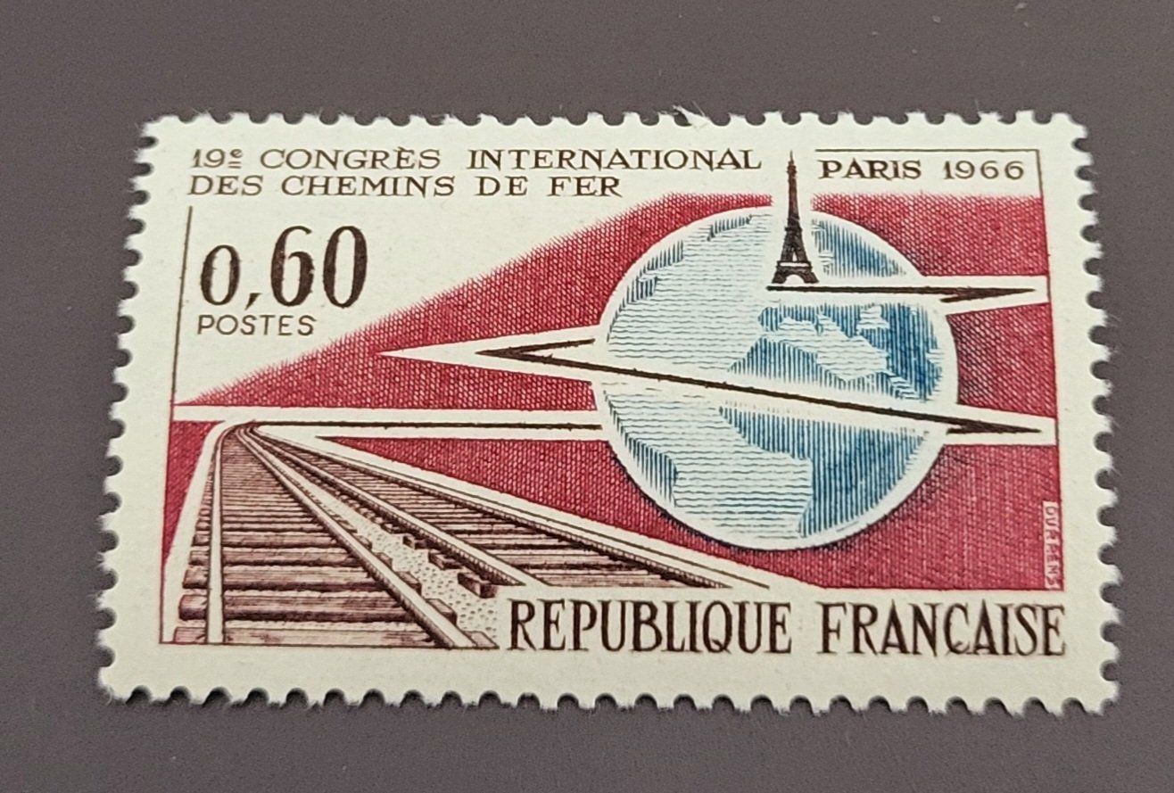 Tutti i francobolli: Frankreich 1966 Eisenbahn briefmarke – Usato da St Gallen venduto da Stampsalshobby