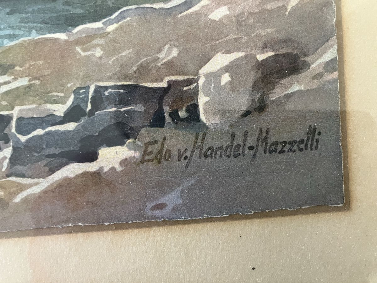 Grafica & Litografie: Edo V. Handel Mazzetti - Monte Rosa – Usato da losone venduto da china06 2