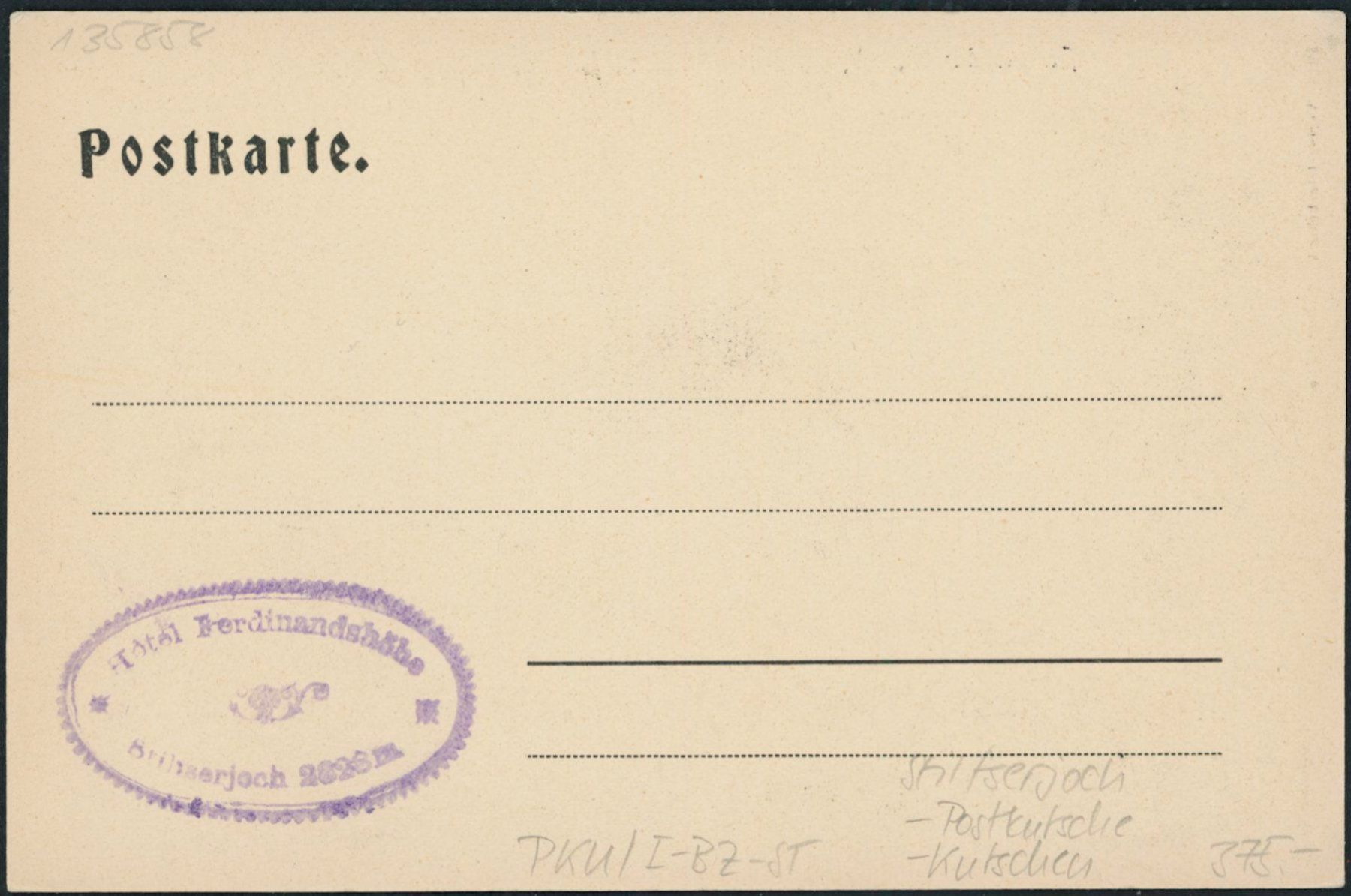 Cartoline postali: I BZ Stilfserjoch Pass - Postkutsche - Kutsche – Nuovo (secondo la descrizione) da Schindellegi venduto da dolpitz 1