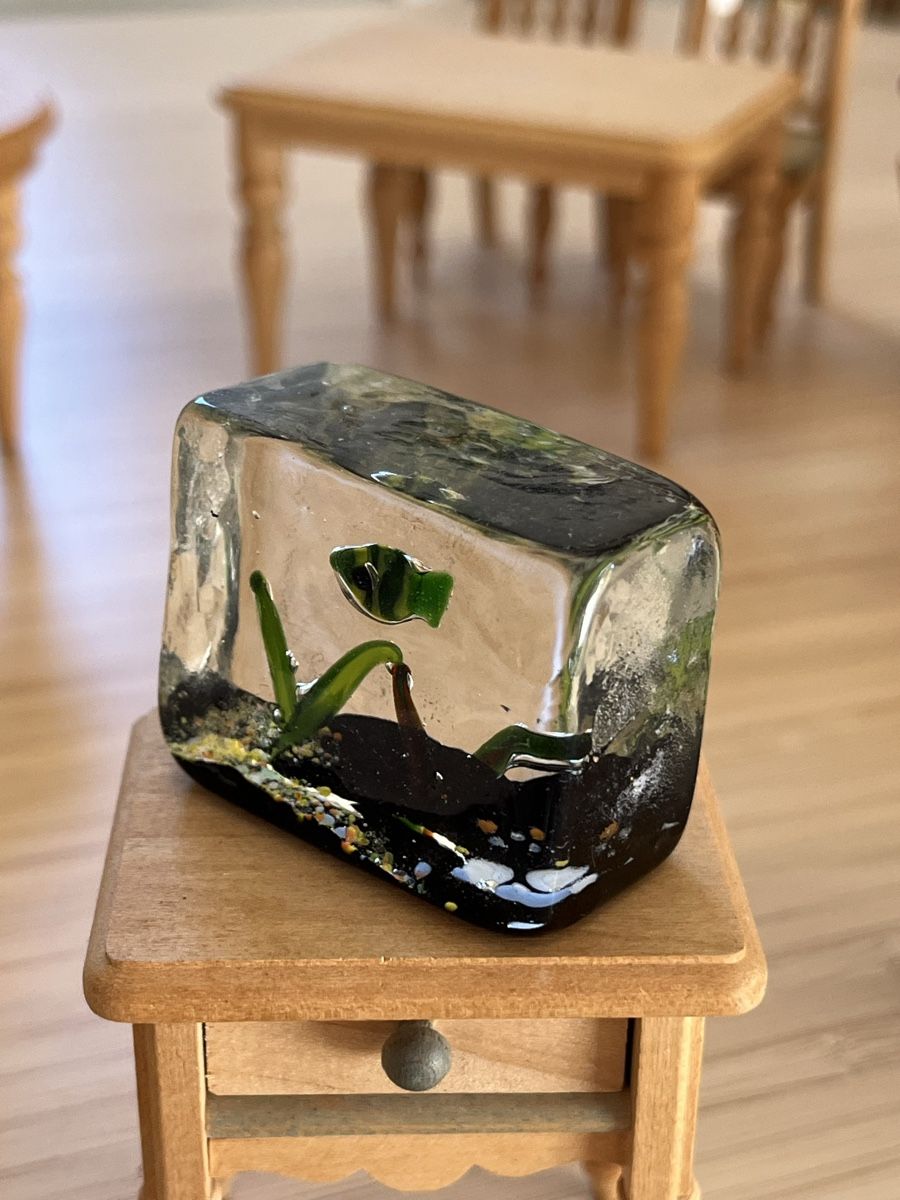 Case e mobili per bambole: Mini aquarium pour maison de poupée  – Usato da Euseigne venduto da so.ART 1