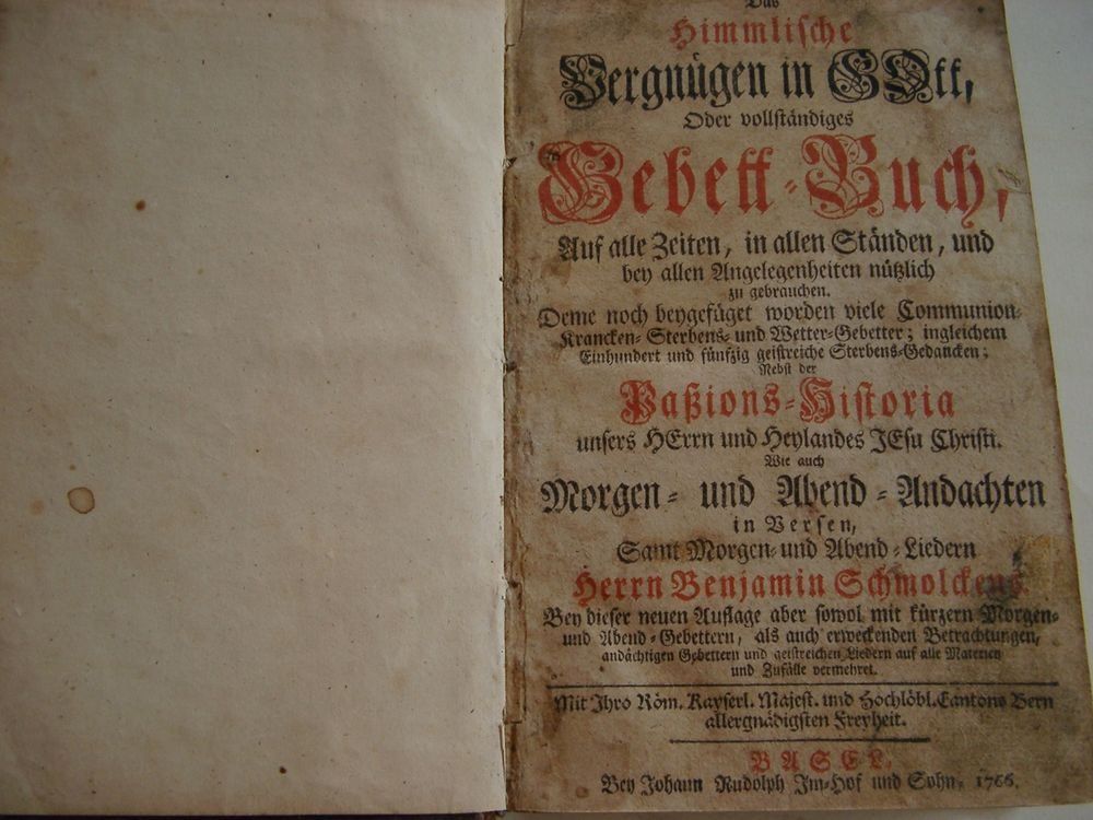 Libri: Das himmlische Vergnügen in Gott, oder vollständiges Gebett – Usato da Winkel venduto da Gallica 1