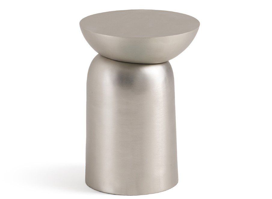 C/G Beistelltisch Aus Aluminiumguss, Rund, Kupferfarben – Dekorativer Tisch Mit Blumenmuster Für Innen & Außen
