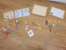 Magnetisches Puzzlebrett mit Tiere ab 3 Jahren