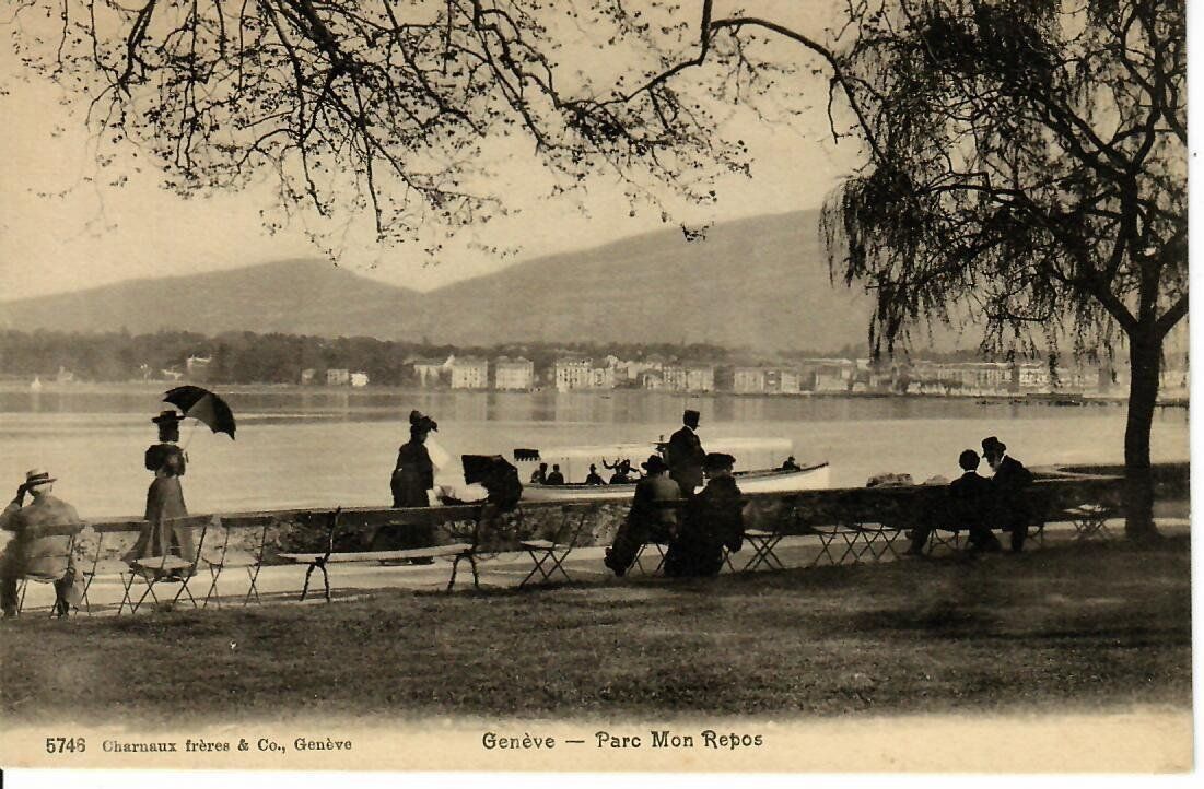 Cartoline postali: Genève - Parc Mon Repos – Usato da Hochdorf venduto da Ziegel-16