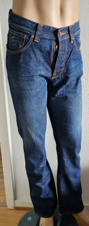 Neue Nudie Jeans Regular Alf Straight Bootcut, Grösse 30/32