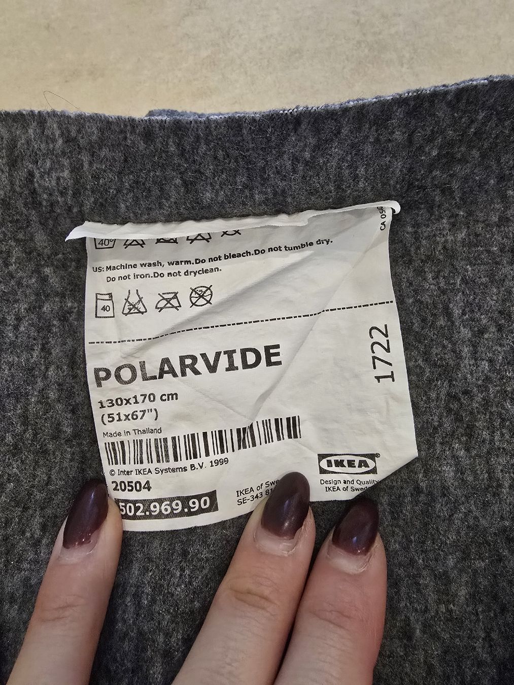 Ikea Coperte: Ikea Polarvide Fleecedecke – Usato da Rickenbach b. Wil venduto da Beautiful.Things 2