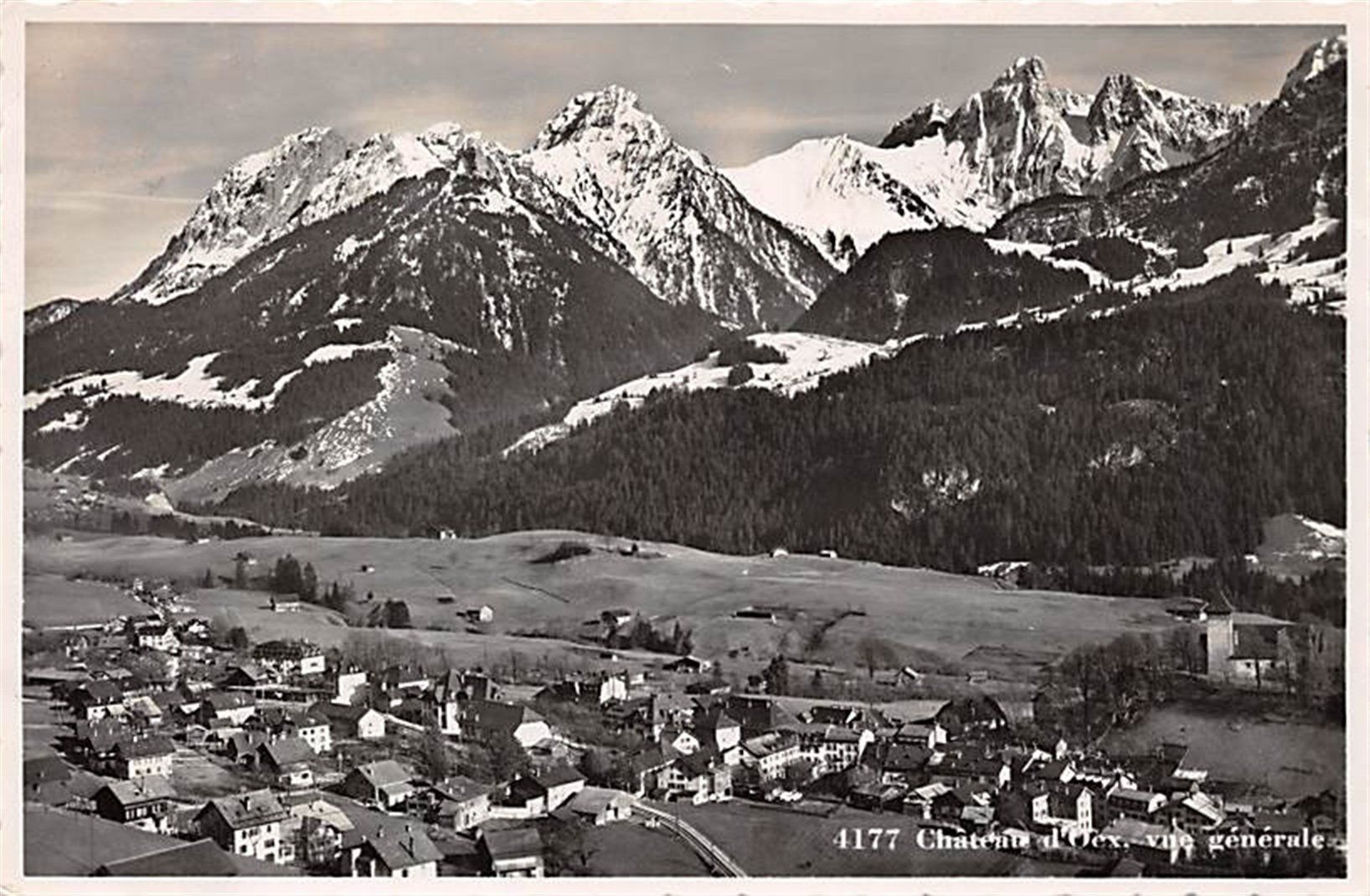 Cartoline postali: Château-d'Oex – Usato da Ottikon b.Kemptth. venduto da Neptun1974