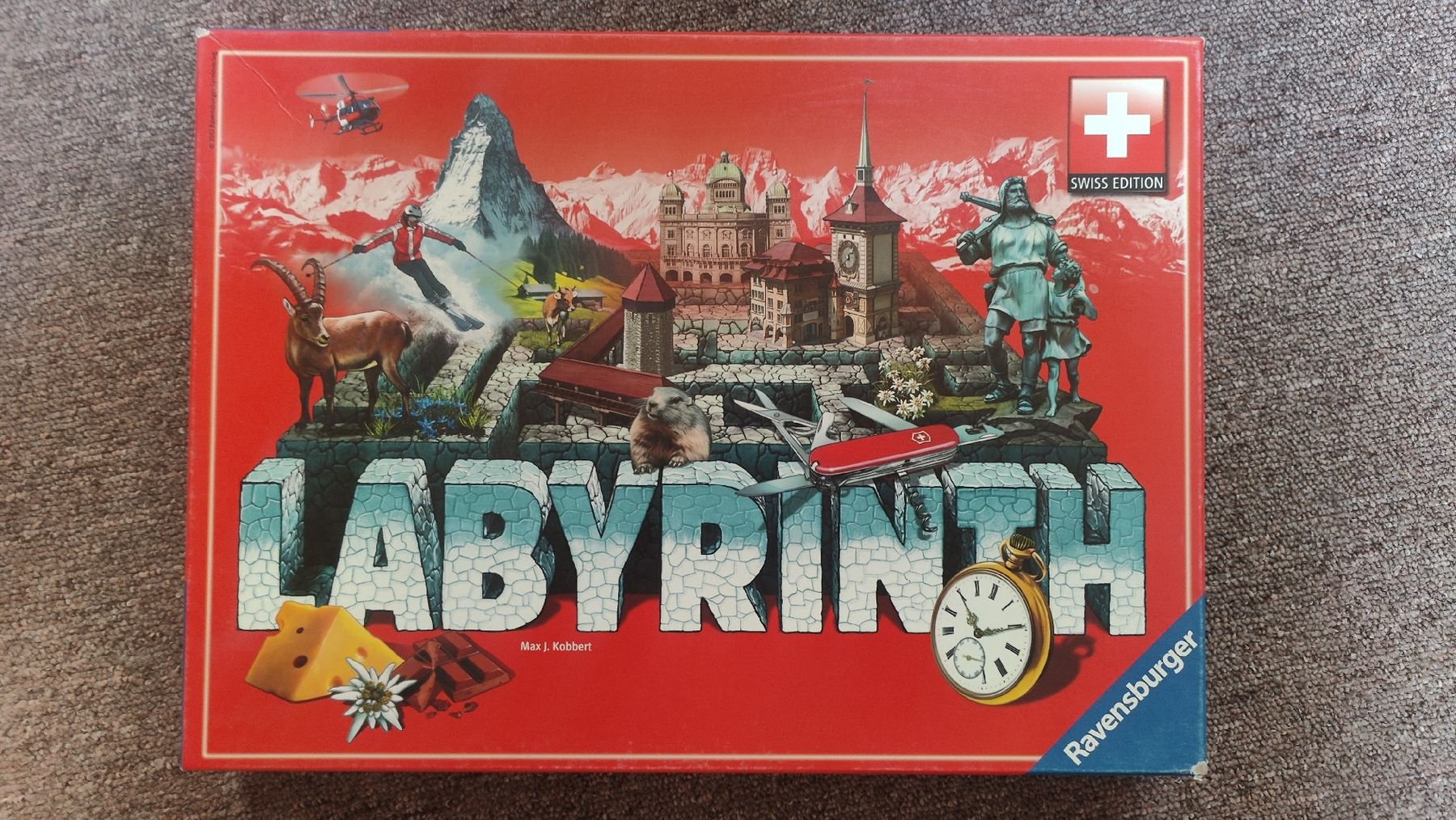 Ravensburger Spiele: Brettspiel Labyrinth - Swiss Edition – Gebraucht aus Dübendorf von RoboAnd