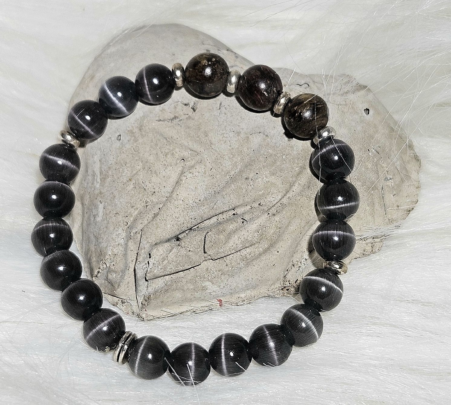 Armbänder & -reifen: violette CatEye Perlen Armk. - Spendenaktion – Neu (gemäss Beschreibung) aus Unterkulm von Nachtigall 4