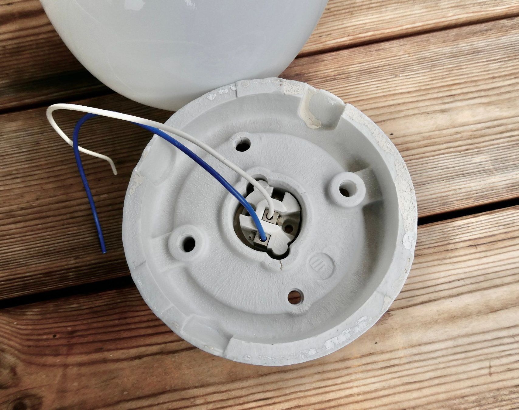 Lampadari & plafoniere: 40er 50er Stalllampe / Deckenlampe – Usato da Lüchingen venduto da Eeizo 5