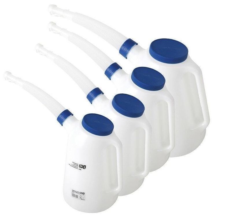 HASKYY Ölkannen Set 3L+5L+8L - Praktische Messkannen Für Werkstatt & Hobby