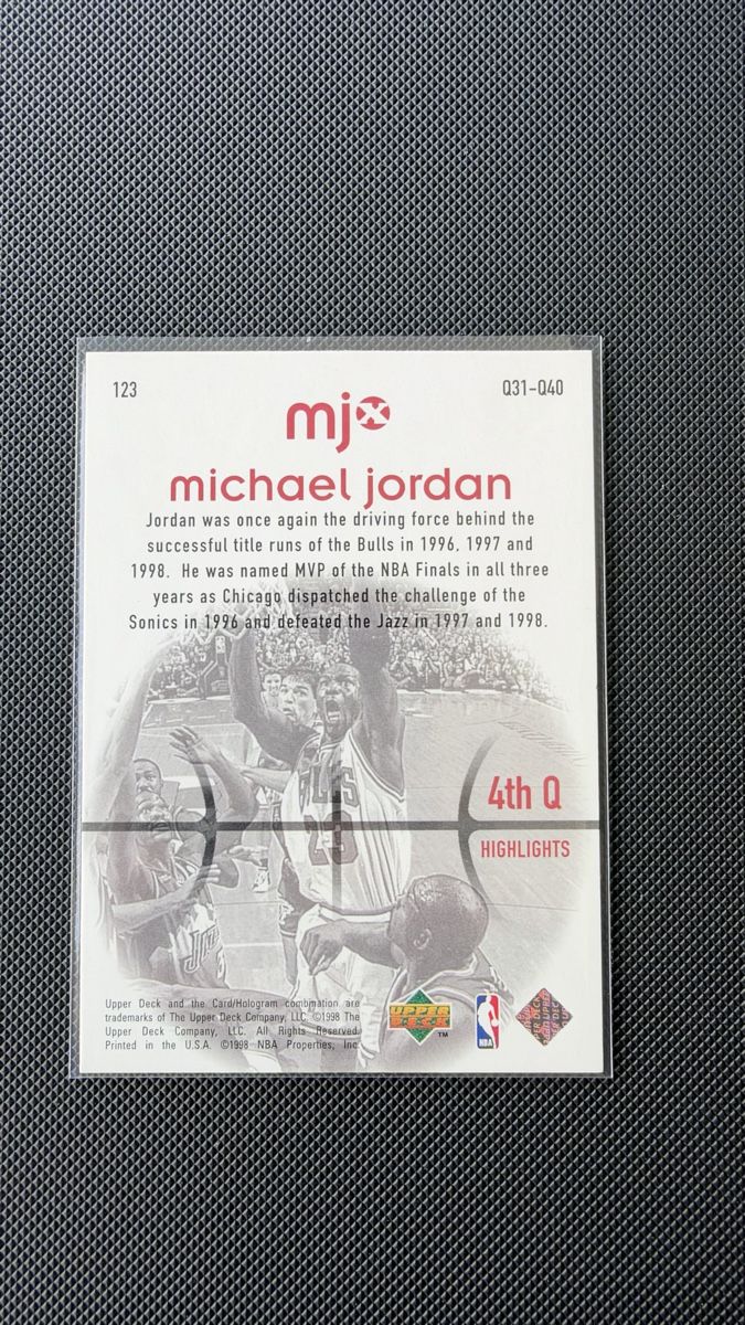 Nba Cartes à collectionner: Michael Jordan Upper Deck 1999 Basketball – D'occasion à Affoltern am Albis par mr_choppa 1