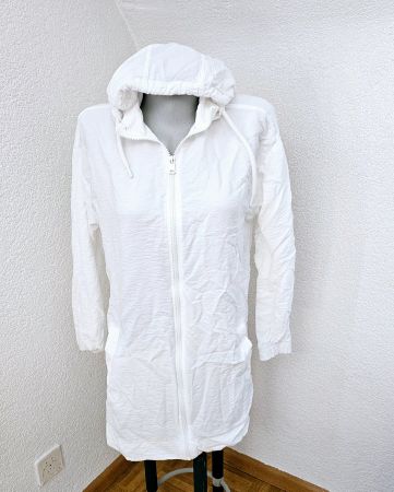 Übergangsjacke in Weiss, Grösse 36 LCW Modest