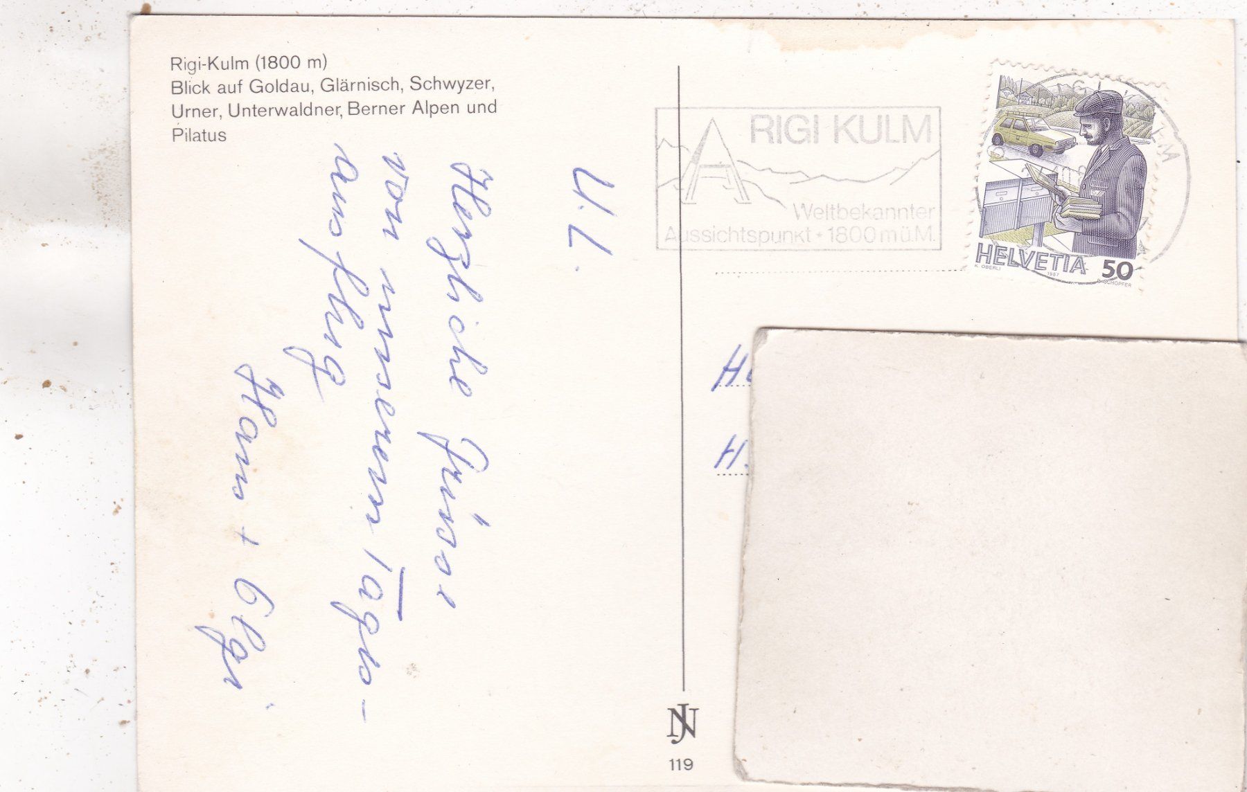 Cartoline postali: Rigi Kulm – Usato da Herisau venduto da Lisegrat2008 1