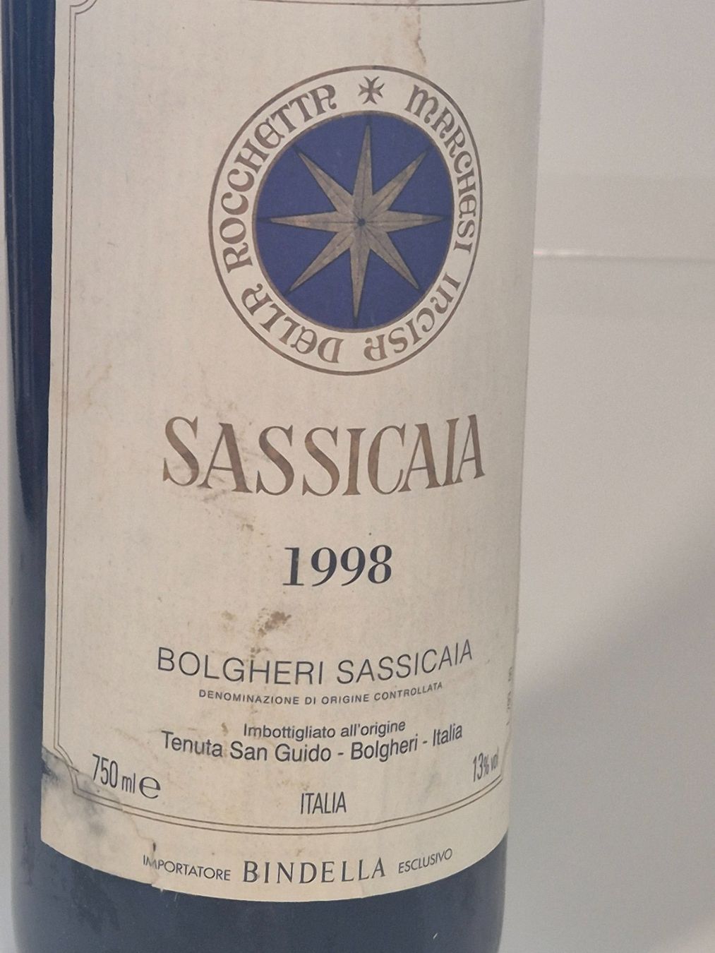 Vino: sassicaia 1998 0.75cl – Nuovo (secondo la descrizione) da morgarten venduto da Nanusex 1
