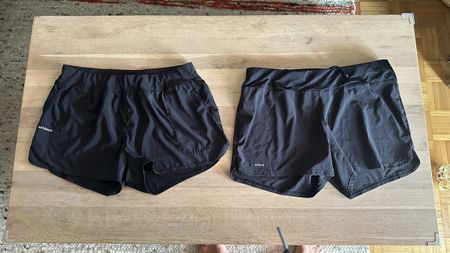 Decathlon Sport-Shorts Set Schwarz Gr. XL (2 Shorts)