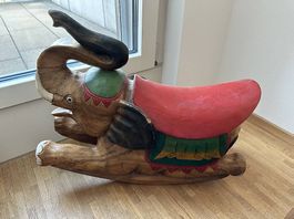 Schaukel Elefant aus Holz