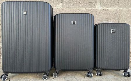 Reisekoffer 3-Teilig Schwarz
