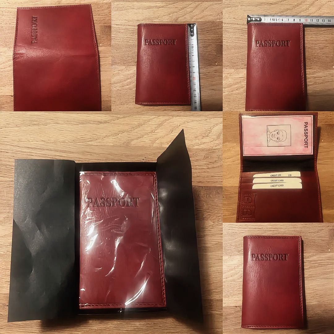Covers & Schutzfolien: Echtleder Passhülle / Bordeauxrot Neu – Neu und originalverpackt aus Kloten von ST-Kloten 2