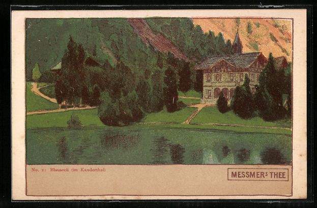 Ansichtskarten: Litho Blauseeli, Blick zum Haus im Kande – Gebraucht aus Berlin von bartko-reher