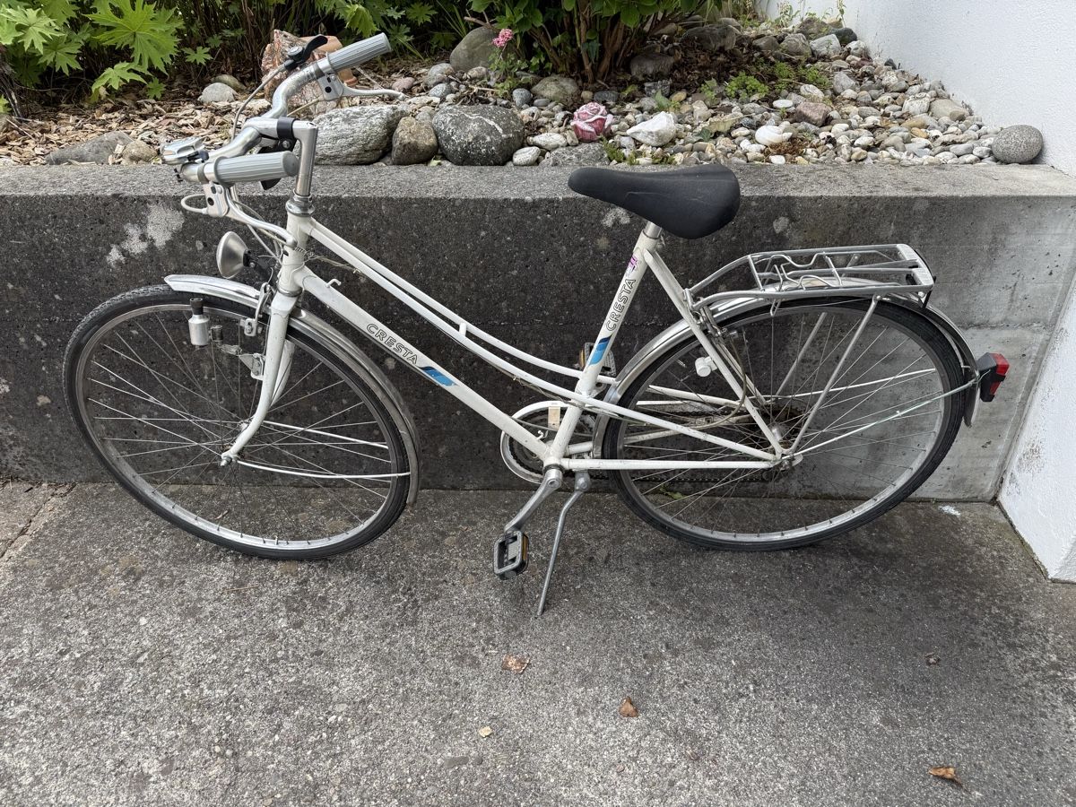 Cresta Biciclette: Cresta Damenrad Velo Weiss gebraucht – Usato da Widnau venduto da nad_z7bn