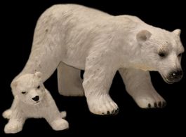 Süsse Eisbär Familie