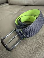 BOSS Herren Luxus Performance Gürtel Blau Gr.90 -Neu Hangtag