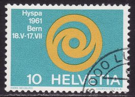 SBK-Nr. 376 (Hyspa Bern 1961) gestempelt
