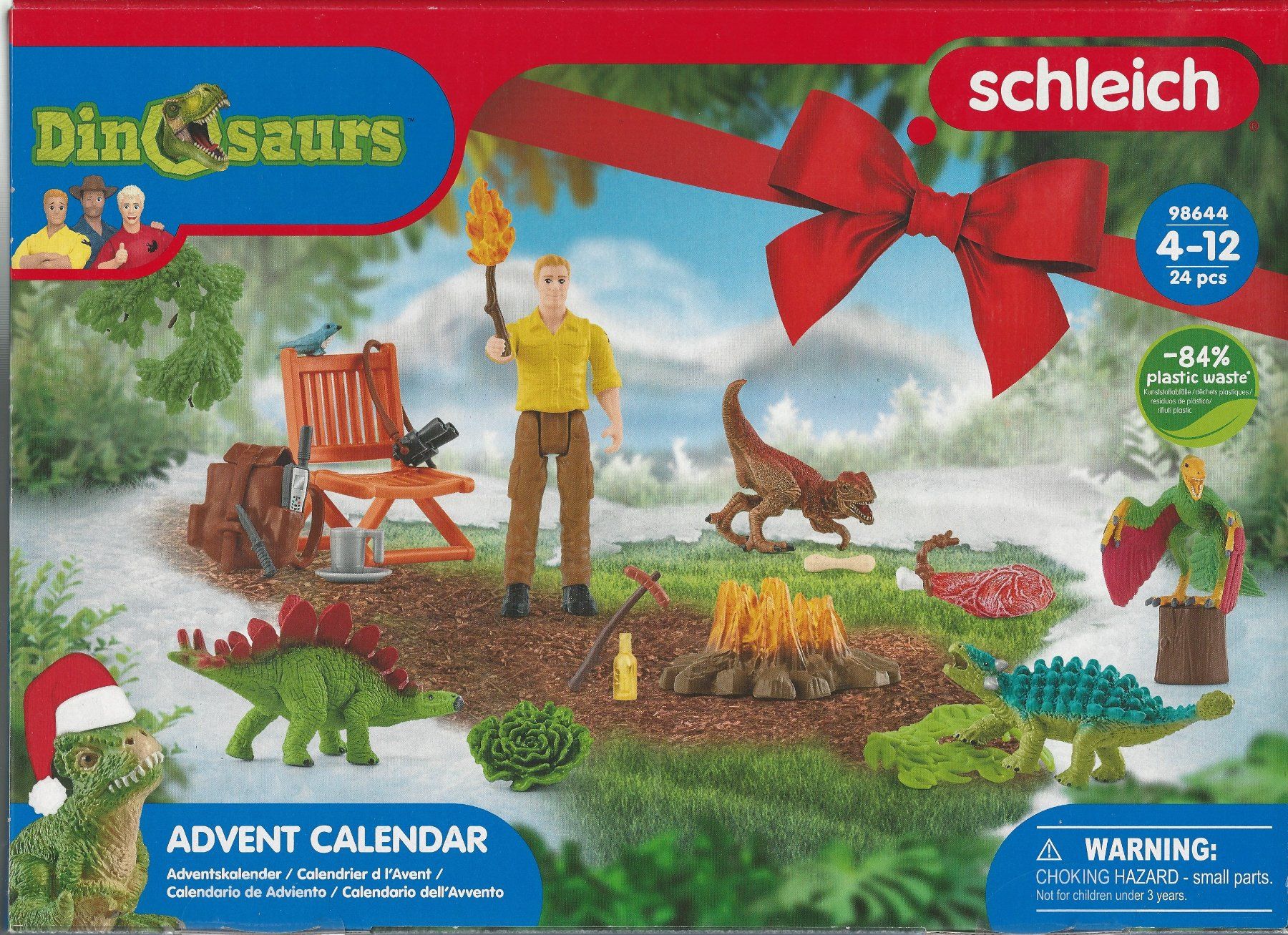 Schleich Giocattoli: SCHLEICH 98644  DINOSAURUS ADVENT CALENDAR New – Nuovo e nell'imballaggio originale da Vezia venduto da Aquarius_Age