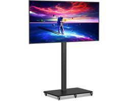 TV Ständer rollbar schwarz für 42-70 Zoll Flachbildschirme