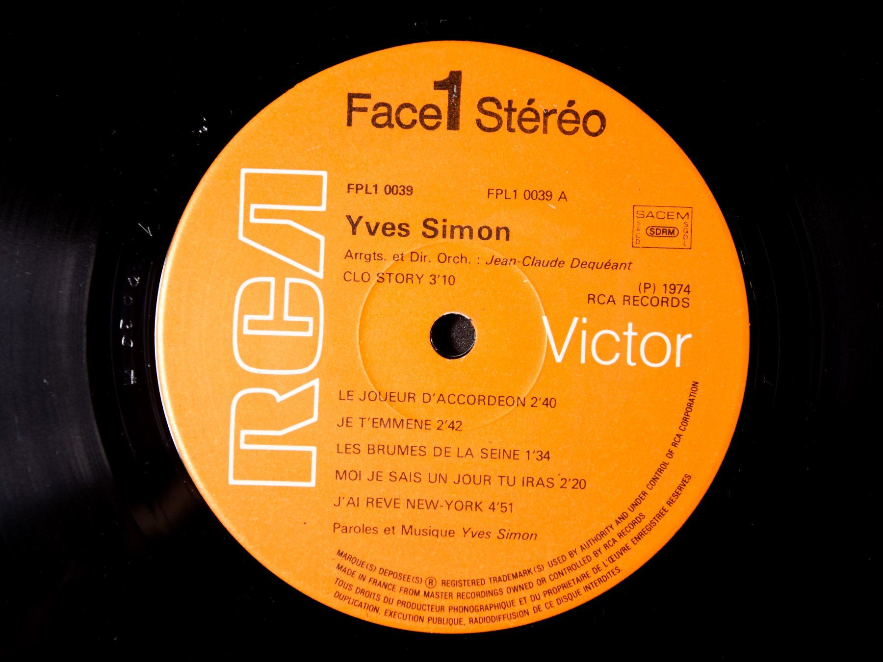 Dischi in vinile: Yves Simon - Respirer, chanter – Usato da Belmont-sur-Yverdon venduto da ag97 2