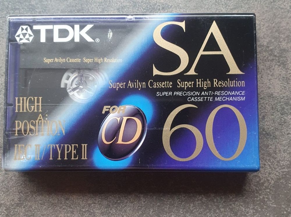 K7 TDK SA IECII / TYPE II 60 MIN NEUVE ET EMBALLÉ Kaufen auf Ricardo