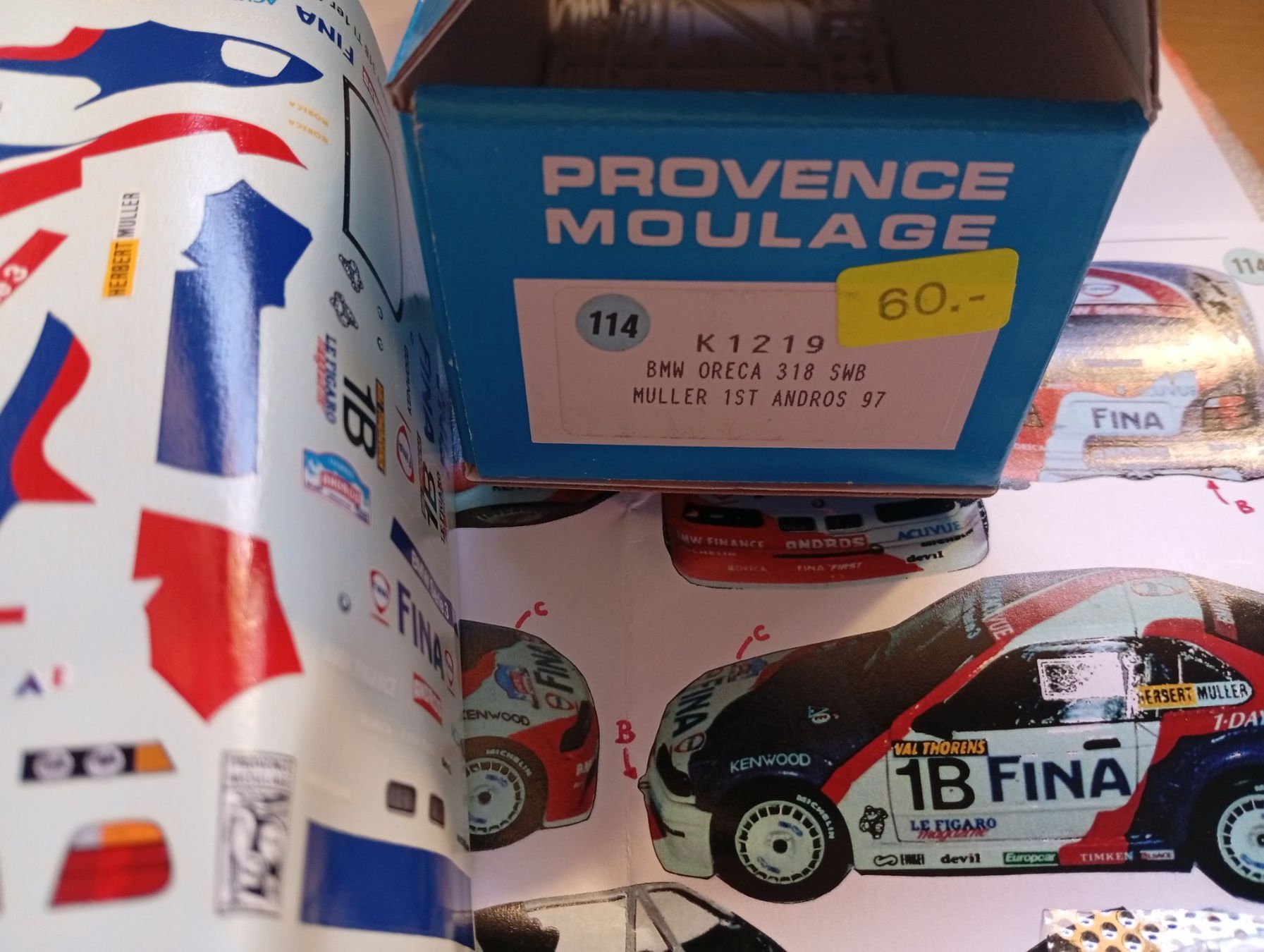 BMW Modellautos: Kit 1/43 BMW 318 SWB Oreca – Neu und originalverpackt aus Alle von Rissor